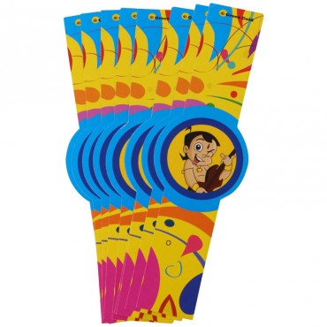 Themez Only Chhota Bheem Paper Wrist Band 10 Piece Pack